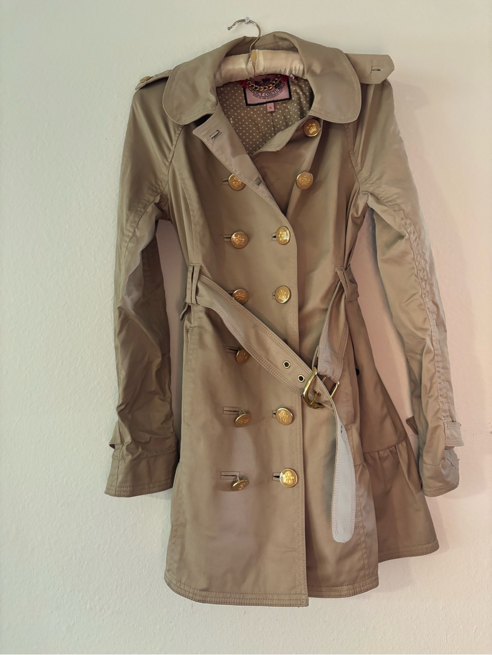 Vintage Fall/Winter Juicy Couture trench coat